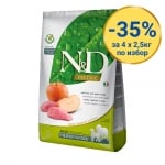 N&D PRIME DOG ADULT MEDIUM & MAXI 2.5KG WILD BOAR&APPLE