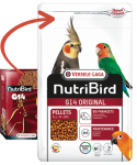 NUTRI BIRD G14  ORIGINAL 1KG- ПЪЛН. ЕКСТРУДИРАНА ХРАНА ЗА ЕЖЕДНЕВНО ХРАНЕНЕ   ЗА СРЕДНИ ПАПАГАЛИ