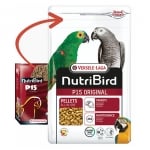 NUTRI BIRD P15  ORIGINAL 1KG- ПЪЛН. ЕКСТРУДИРАНА ХРАНА ЗА ЕЖЕДНЕВНО ХРАНЕНЕ НА ГОЛЕМИ ПАПАГАЛИ