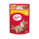 MY LOVE POUCH FOR ADULT CATS WITH CHICKEN IN DELICATE SAUCE 0.100 ПАУЧ ЗА КОТКИ