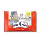 CLUB 4 PAWS POUCH PREMIUM ADULT CAT MIX 5+1 BONUS – ПАУЧ ЗА КОТКИ