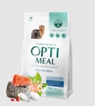 
OPTIMEAL DOG ADULT FOR MINIATURE BREEDS WITH SALMON – ХРАНА ЗА МИНИАТЮРНИ ПОРОДИ КУЧЕТА