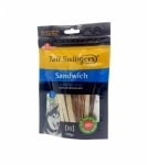 SANDWICH WITH DUCK AND FISH