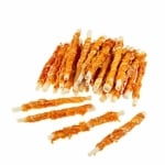 БР. 63914 усукани солети бяла кожа с пиле 8бр/ 80гр/12см