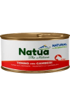 Natua 0401 котка Риба тон и скариди в бульон 85 гр