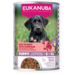 EUK DOG CAN LC PUP BEEF&PUMP 400g