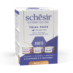 ШЗ ВЕТ TRIAL PACK Диабетик 3х80гр консерви с пиле с дроб, риба с тилапия и пиле мус