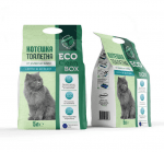 Eco Clean Box - Тоалетна за котки - котешка постелка от дървесни фибри /на пелети/