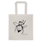 ЕКО ЧАНТА СТИЛИЗИРАНА ПЧЕЛА, ПАМУК