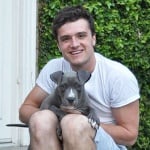 Джош Хъчърсън с осиновено куче