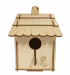 Дървена къщичка за птици Happy song