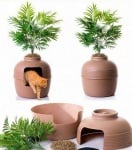 Котешка тоалетна в саксия