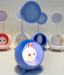 Настолна LED лампа Зайче синя