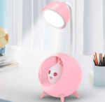 Настолна LED лампа Зайче синя розова