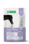 Natures Protection, Пауч за кучета, Мулти Бенефит , С пиле и агне, 100гр