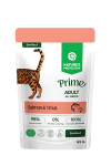 Nature's protection PRIME PRIME Sterilised Adult Cats with Salmon and Trout - Пауч за израснали стерилизирани котки - хапки в сос със сьомга и пъстърва