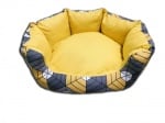 2 в 1 Кръгло двулицево легло за кучета или котки ФЛОРЕНТИНО + подарък възглавничка кокалче