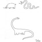 Змия динозавър